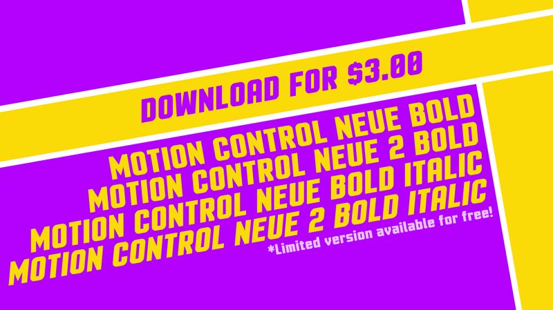 Motion Control Neue Czcionka