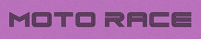 Moto Race Czcionka