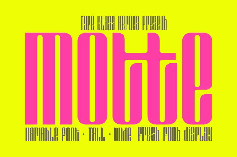 Motte Schriftart
