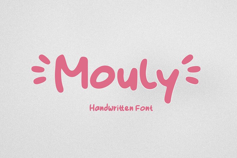 Mouly Schriftart