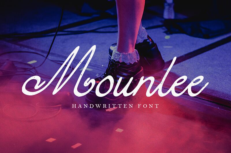 Mounlee Schriftart