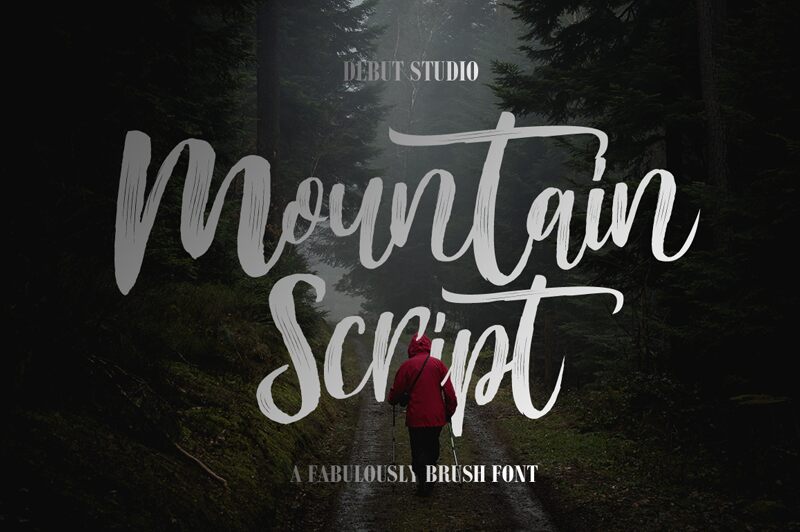 Mountain Script Schriftart