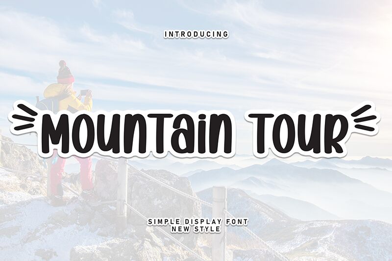 Mountain Tour 字体