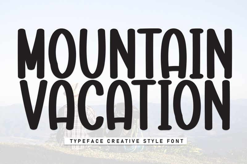 Mountain Vacation Schriftart