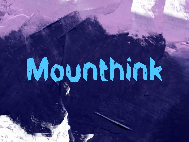 Mounthink font presentation and specimen