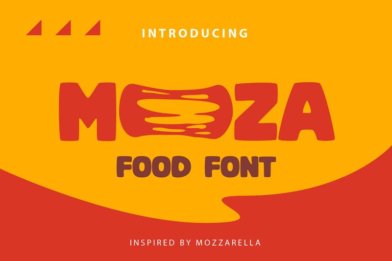 MOZA Schriftart