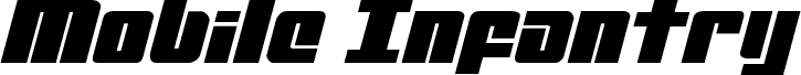 Mobile Infantry Expanded Italic
