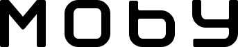 Preview of the Moby regular font