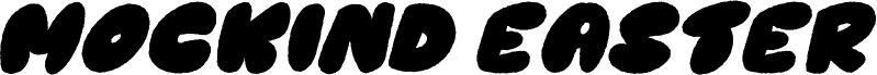 Podgląd czcionki Mockind Easter Italic