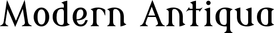 Modern Antiqua