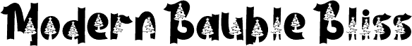 Modern Bauble Bliss Six carattere