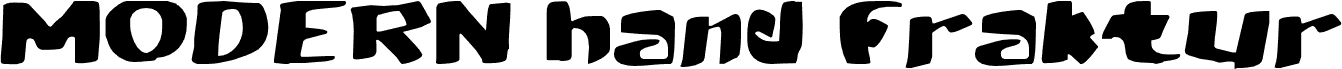 MODERN hand fraktur