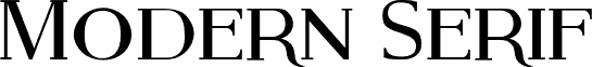 Modern Serif