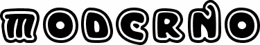 معاينة خط Moderno Outline