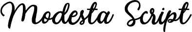 Modesta-Script