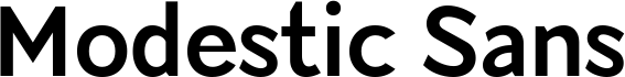 Modestic Sans Bold