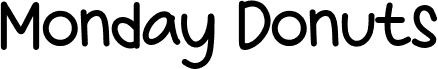 Monday Donuts font