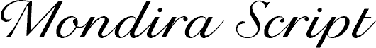 Mondira Script PERSONAL USE Regular