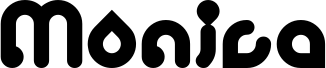 Preview of the monica Bold font