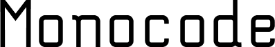 Monocode Regular Demo