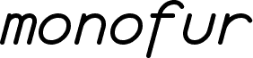 monofur   italic