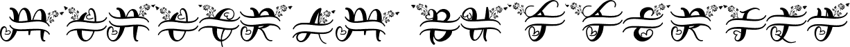 Monogram Butterfly