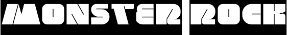 Vorschau der Schriftart MONSTER ROCK-Inverse