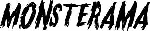 Náhled písma Monsterama Expanded Italic