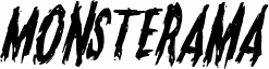 Náhled písma Monsterama Italic