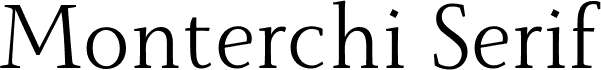 Monterchi Serif Trial Book