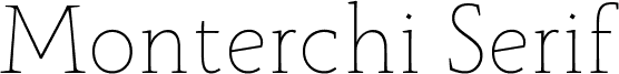 Monterchi Serif Trial Thin