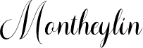 Preview of the Montheylin Personal Use font