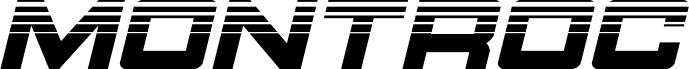 Montroc Halftone Italic