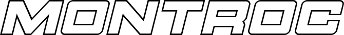 Montroc Outline Italic