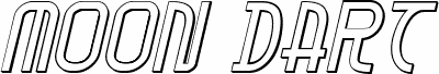 Moon Dart 3D Italic