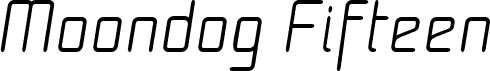 Moondog Fifteen Italic