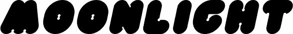 Aperçu de la police MOONLIGHT Italic