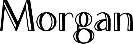 Morgan font