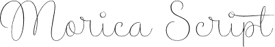 Morica Script PERSONAL USE Regular