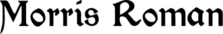 MorrisRomanAlternate-Black