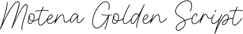 Motena Golden Script