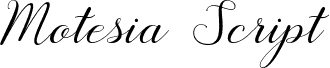 Motesia Script