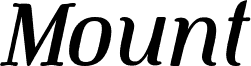 Mount Italic PERSONAL USE ONLY