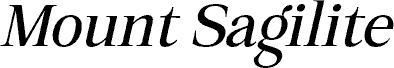 Mount Sagilite Italic