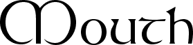 Preview of the Mouth font