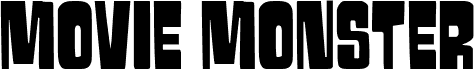 Podgląd czcionki Movie Monster Condensed
