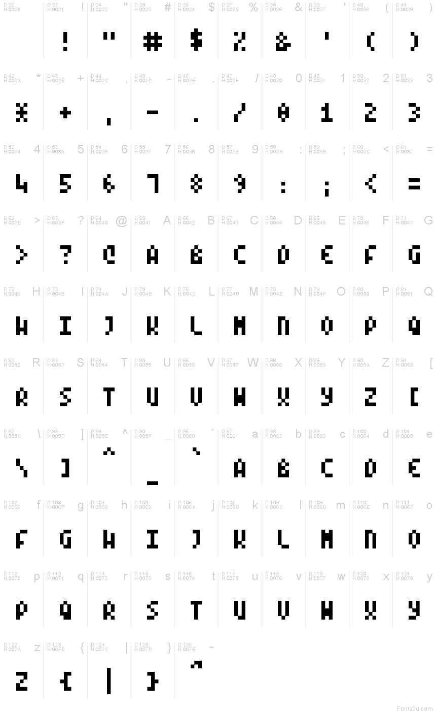 mode-x-font