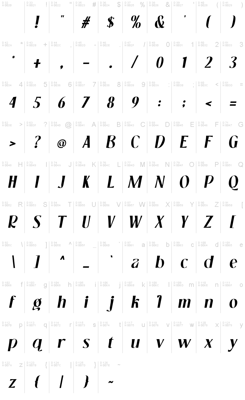 Mogata-NormalOblique font | Fonts2u.com