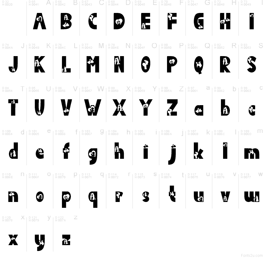 Latin de base - Table de caractères