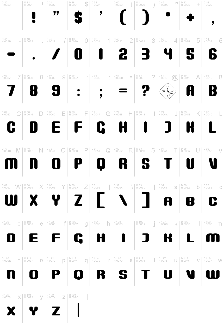 Monster шрифт | Fonts2u.com